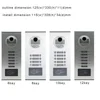 Wired Video Intercom Device For The Apartment Home RFID Access Camera  Outdoor Unit Wth 2/3/4/5/6/8/10/12 Buttons Multi Key ► Photo 3/6