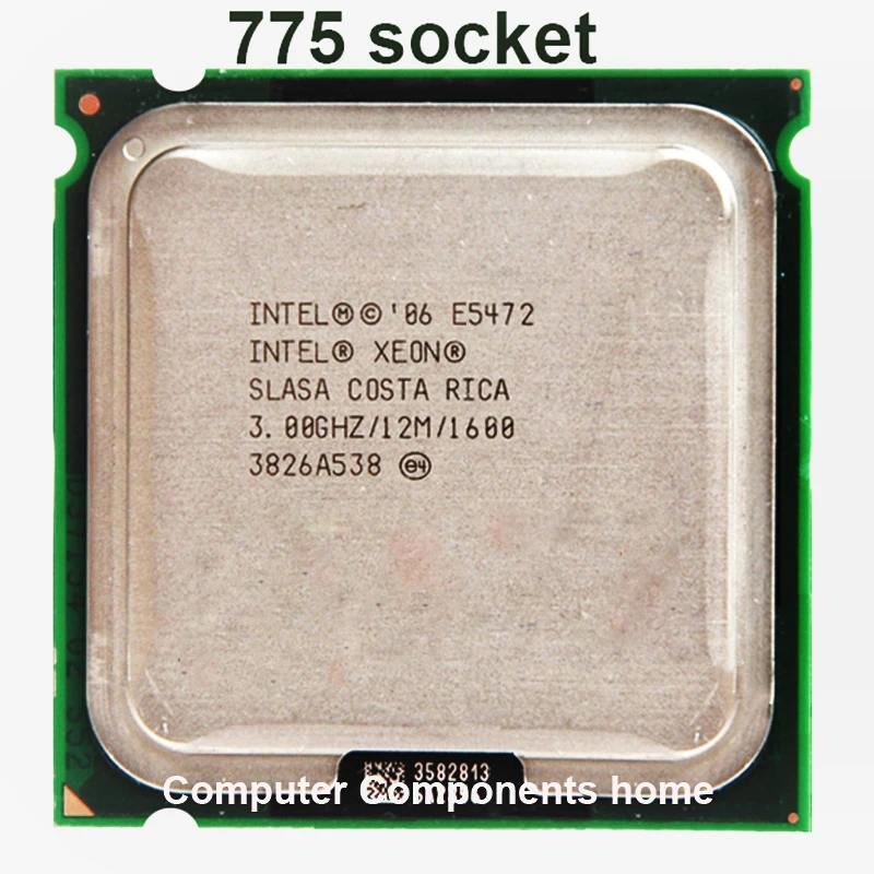 Четырехъядерный процессор INTEL XEON E5472 3 0 ГГц 12 МБ 80 Вт работает на материнской плате