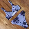 Leopard Print/Solid/Patterned High Waisted Bikini 23