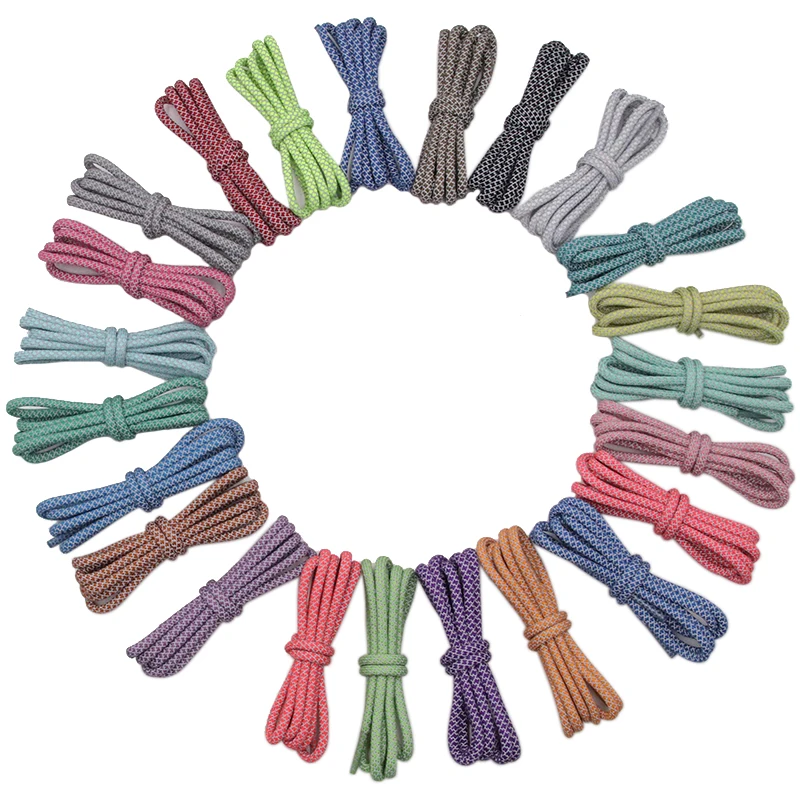 

New arrival round athletic shoelaces custom shoe laces shoelace metal tips wholesale