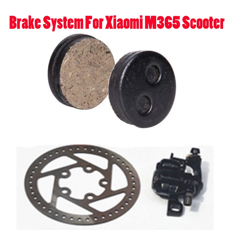 Scooter Disk Brake Disc Rotors Pads For Xiaomi Mijia M365 Electric Skateboard Replacement Parts Friction plate