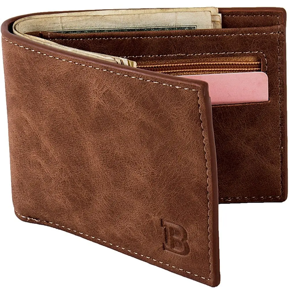 Vendedor Caliente Moda Mini hombres Cartera de lujo negocios titular de la tarjeta de hombre Ultra delgado monedero moneda bolsa con cierre gran oferta Alta Calidad 1 Uds OnwZeQ9oNV3