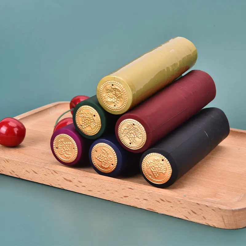 Wine Heat Shrink Shrinkable Plastic Caps Films Sealing Cap Wine Bottle Film 100pcs beer bottle caps bottle seals