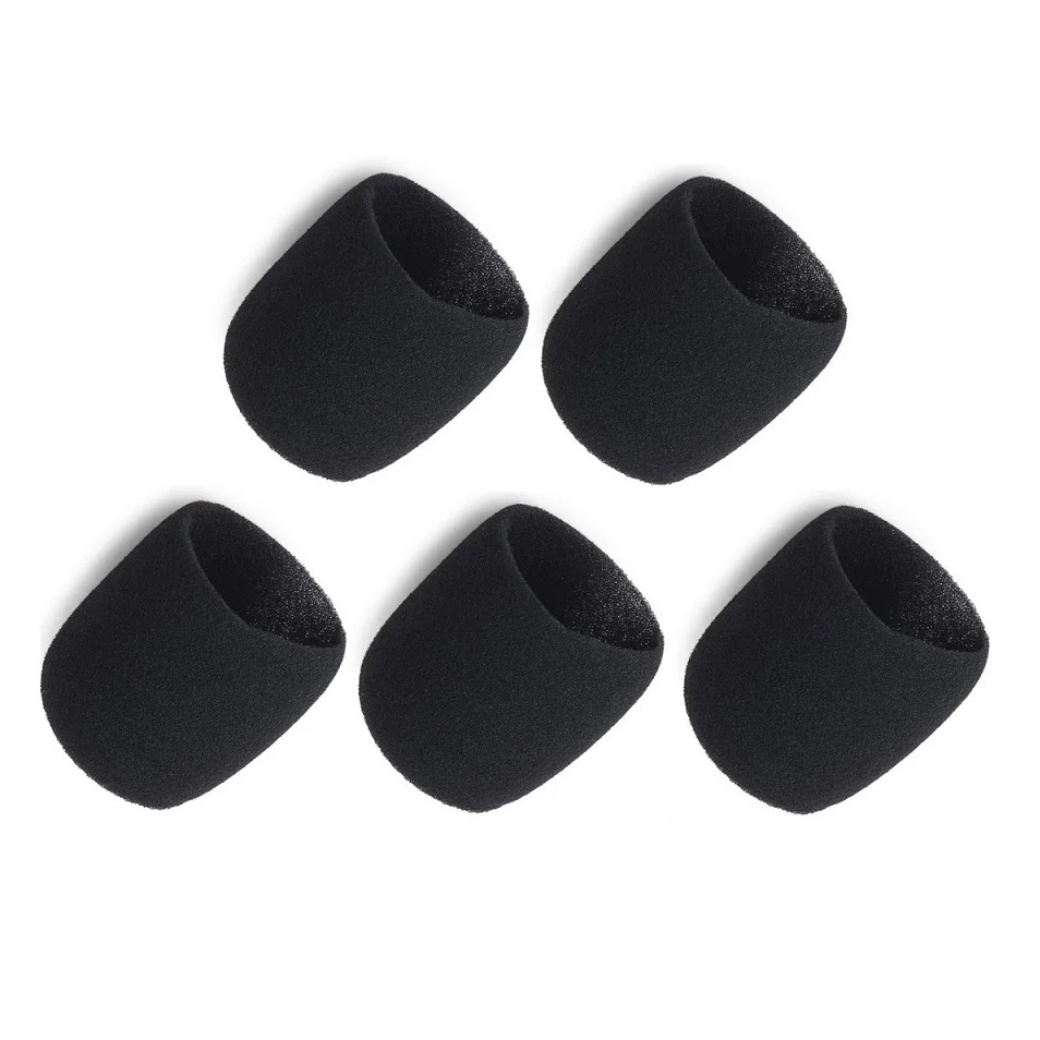 5 PCS Black Inner Foam Sponge Windscreens Microphones for Shure Beta 87A 87C SM87A SM86 and KSM9 microphone | Электроника
