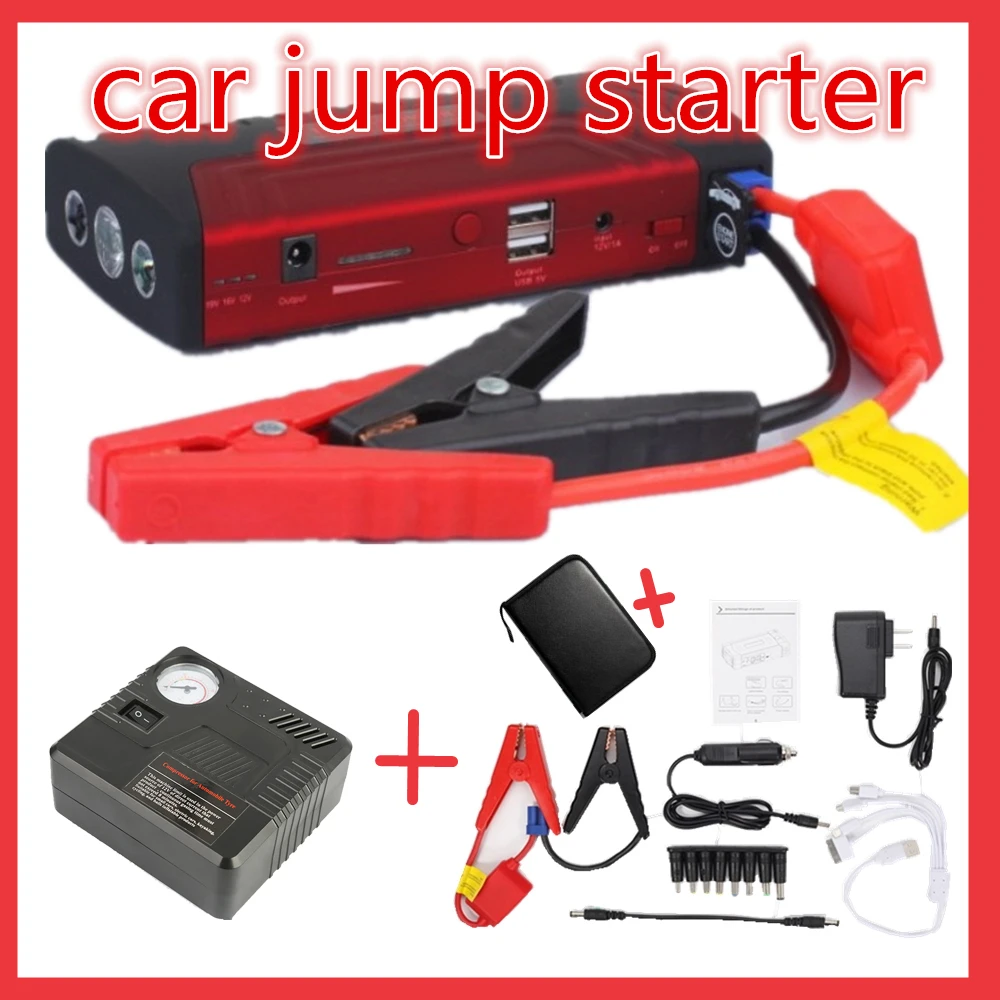 ポータブルカーバッテリー充電器600a 12v 車両用多機能スターター バッテリーブースター ガソリン ディーゼル 3つのライト Aliexpress