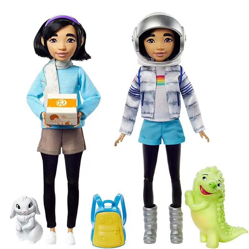 Mattel Netflix Over The Moon Fei Fei Doll In Space Explorer Outfit Or With Bungee Figure Fashion Doll Toy For Girl Gift Dolls Aliexpress