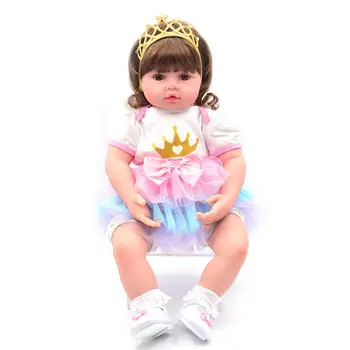 

48cm NPK Simulated Doll Set Environmental Protection Non-toxic Safety Handmade Infant Nurse Vinyl Cotton Teaching Baby Toy