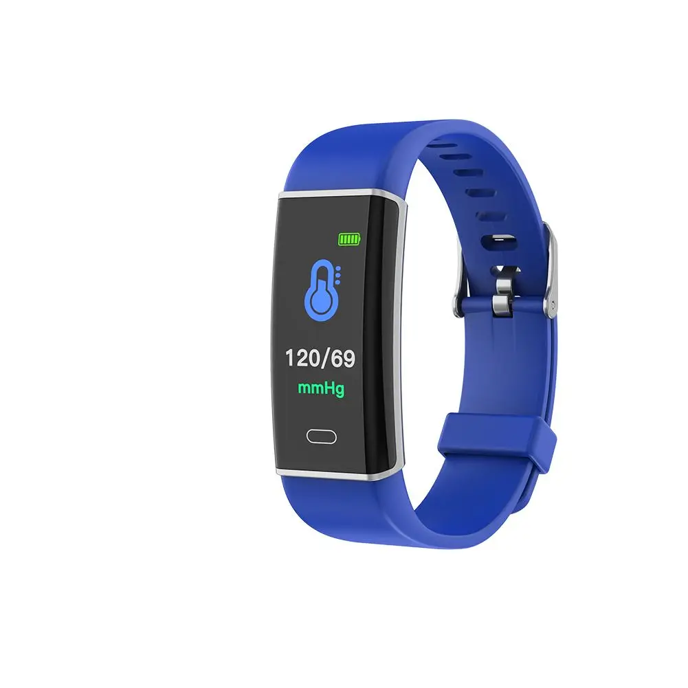 

D12 Smart Wristbands Sports Heart Rate Waterproof Blood Pressure Monitoring Information Push Notifications Bluetooth Smart Band