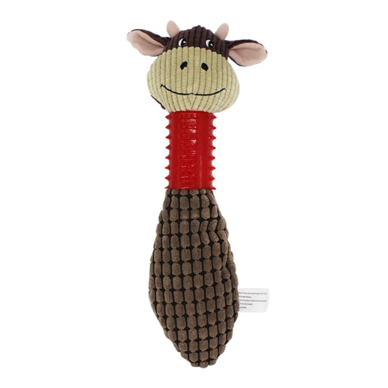 35x15cm Милые игрушки для домашних животных, игрушки для собак, щенков, устойчивые к укусам, жевательные скрипучие игрушки, мягкие флисовые игрушки для кошек, собак, для чистки зубов - Цвет: 35x15cm