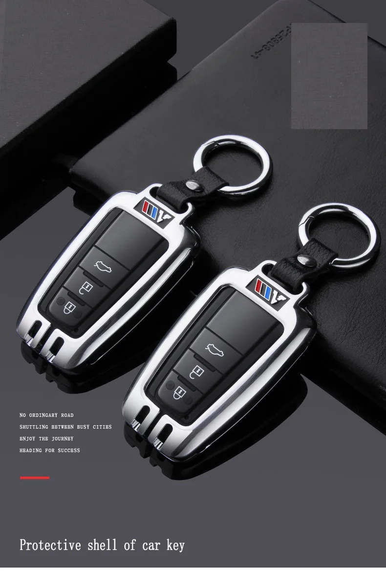 Цинковый сплав fob чехол для дистанционного ключа автомобиля чехол для Toyota Camry Corolla CHR Prado RAV4 Prius 2 3 кнопки автомобильный Стайлинг ключ сумка оболочка