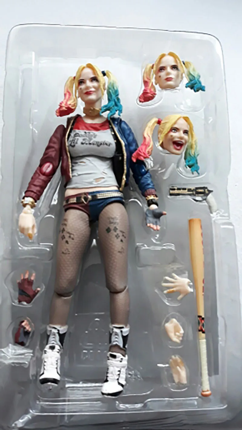 DC отряд самоубийц SHF Харли Куинн фигурка модель игрушки кукла для подарка