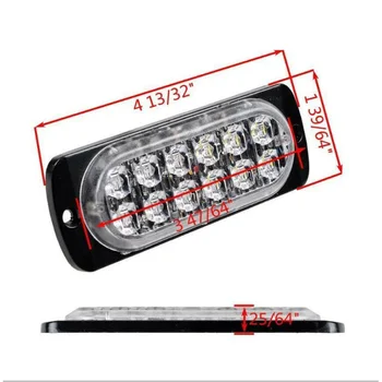 

Strobe LED Lights Diecast Aluminum Housing Fog Accessories Car Auto Daytime Running