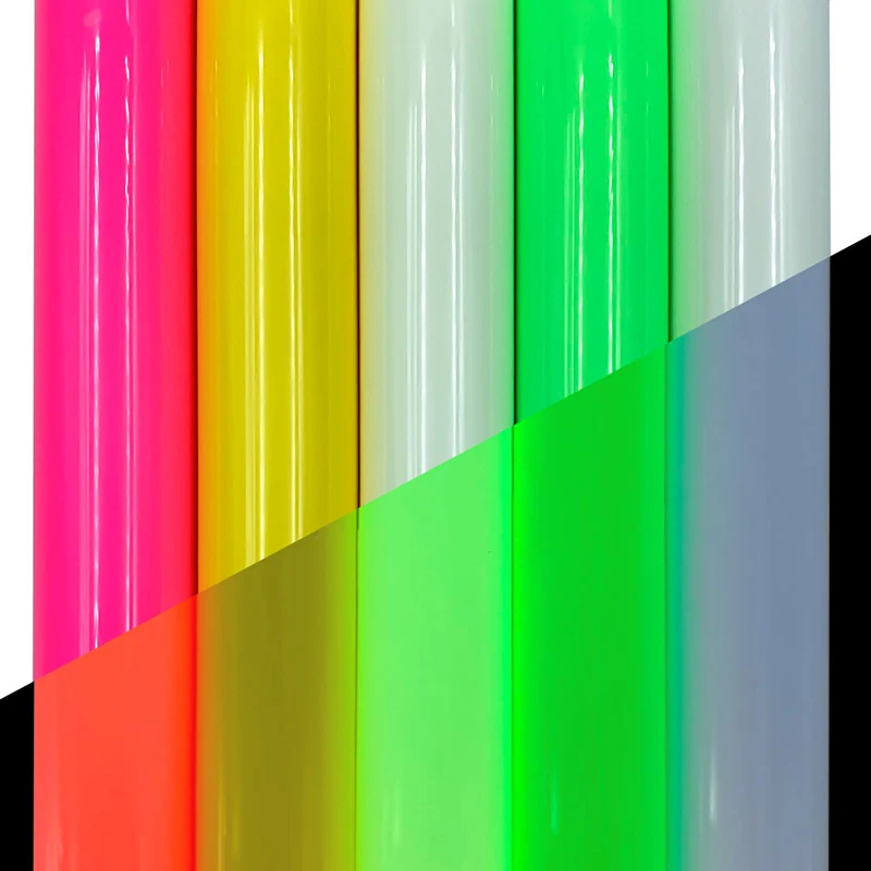1sheet Luminous Heat Transfer Vinyl Glow In The Dark Htv Iron On Vinyl