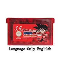 Dragon Ball EU 32 бит видеоигры картридж Консоли Карты Dragon Ball/черепахи серии США/ЕС Версия для nintendo GBA - Цвет: Dragon Ball EU