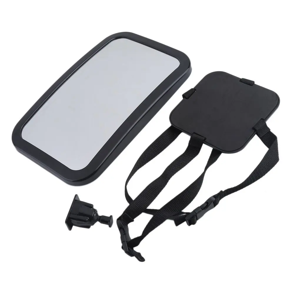 Adjustable Belt Back Seat Car Inner Mirror Square Facing Rear View Headrest Mount Safety Baby Kids Monitor | Автомобили и