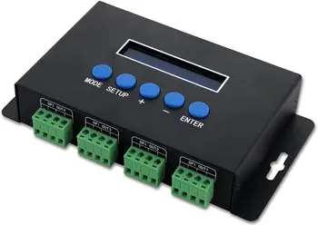 

Artnet to TTL SPI Controller / Ethernet-SPI/DMX Pixel light controller 680 Piexl/CH 4CHx7A for large project