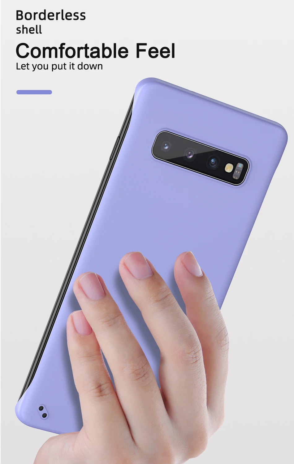 Безрамное чехол для samsung Galaxy S10 S10e Примечание 10+ плюс A10 A20 A30 A50 A40 A70 M20 A7 конфеты чехол s Жесткий матовый поликарбонатный чехол