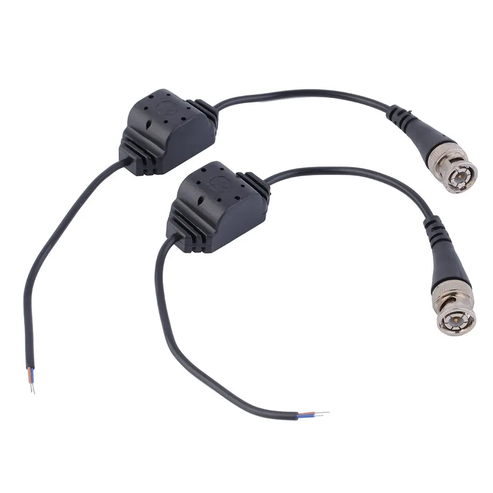 

New 1pair 1Channel Passive Video Transceiver for Balun CCTV Camera UTP Connector Hot Promotion black color