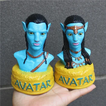 

2piece/piece 11cm=4.3inch Avatar and girlfriend action figure toysvery small money box