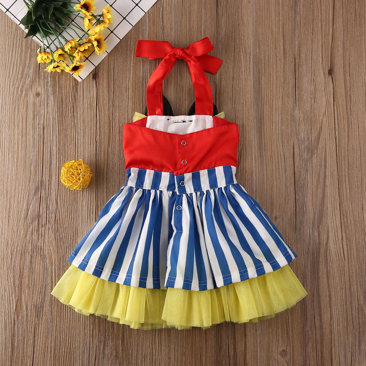Летняя одежда для малышей рождественское платье для маленьких девочек рождественское платье-пачка принцессы в полоску для дня рождения платье на бретелях