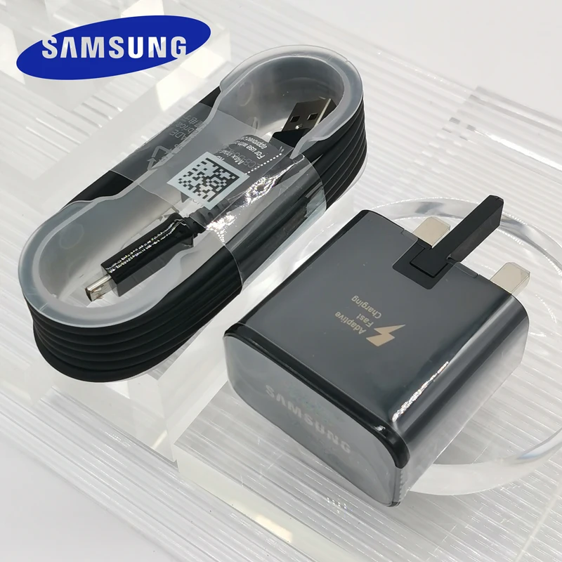 Зарядное устройство стандарта Великобритании для Samsung быстрое зарядное 15 Вт