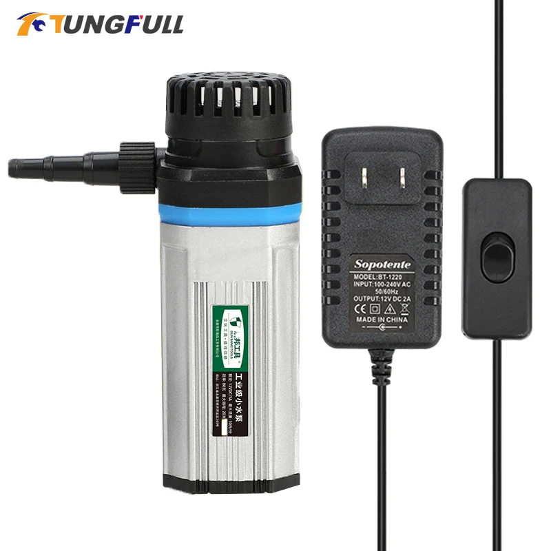 Mini Bomba de Água Submersível o Elevador do Motor Micro 12v dc 10m 15m 20m 220v de Alta Pressã