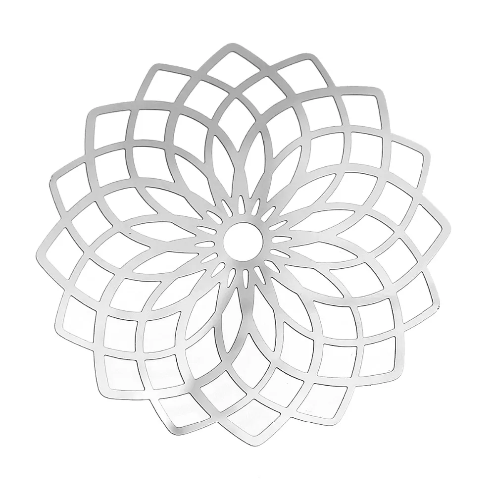 304-Stainless-Steel-Filigree-Stamping-Embellishments-Flower-Hollow-Carved-Scrapbooking-5-1cm-x-5-1cm-10