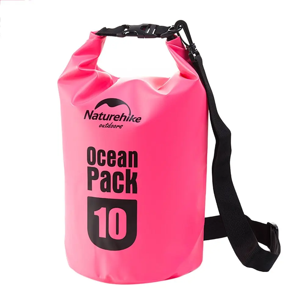 

Naturehike 5L/10L/20L Ultralight 500D Ocean Outdoor Waterproof Rafting Bag Dry Bag for Drifting Swimming Camping 20L TPU