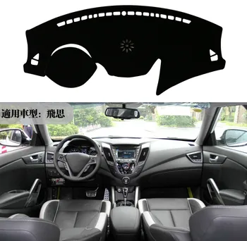 

Car Dashboard Cover Mat Pad Sun Shade Instrument Protect Carpet Accessories For Hyundai Veloster 2012 2013 2014 2015 2016 2017