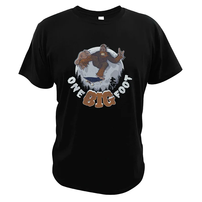 Bigfoot T Shirt One Big Foot Digital Print 100% Cotton Breathable High Quality Cool Funny Tops Sasquatch TShirts |