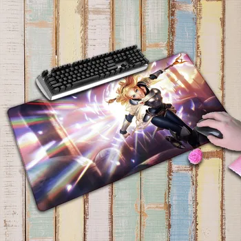 

Legends Ahri League Of Legends Office Mice Gamer Soft Large White Lock Edge Mouse Pad Size for 40x90cm Gaming Mousepads