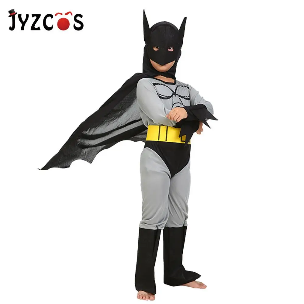 JYZCOS новый ребенок мальчик Дети Мышцы Бэтмен комический супергерой DC персонажа из