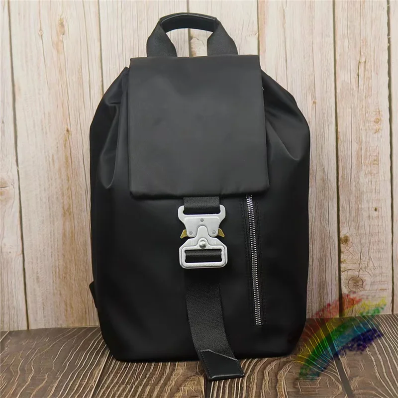 Черный рюкзак ALYX для мужчин и женщин, Высококачественная Регулируемая сумка на плечо 1:1, сумки на плечо Alyx 1017 9SM с выгравированным логотипом и пряжкой