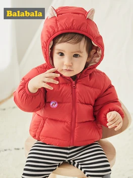 

Baby down jacket girls baby light short style autumn and winter coat keep warm 2019 new girls winter clothing
