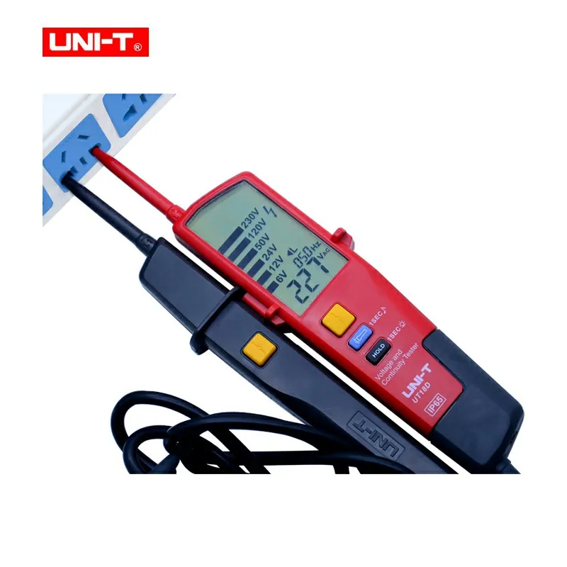 UNI-T UT18D Auto Range Voltage and Continuity Tester with LCD Backlight Date✦Kd 