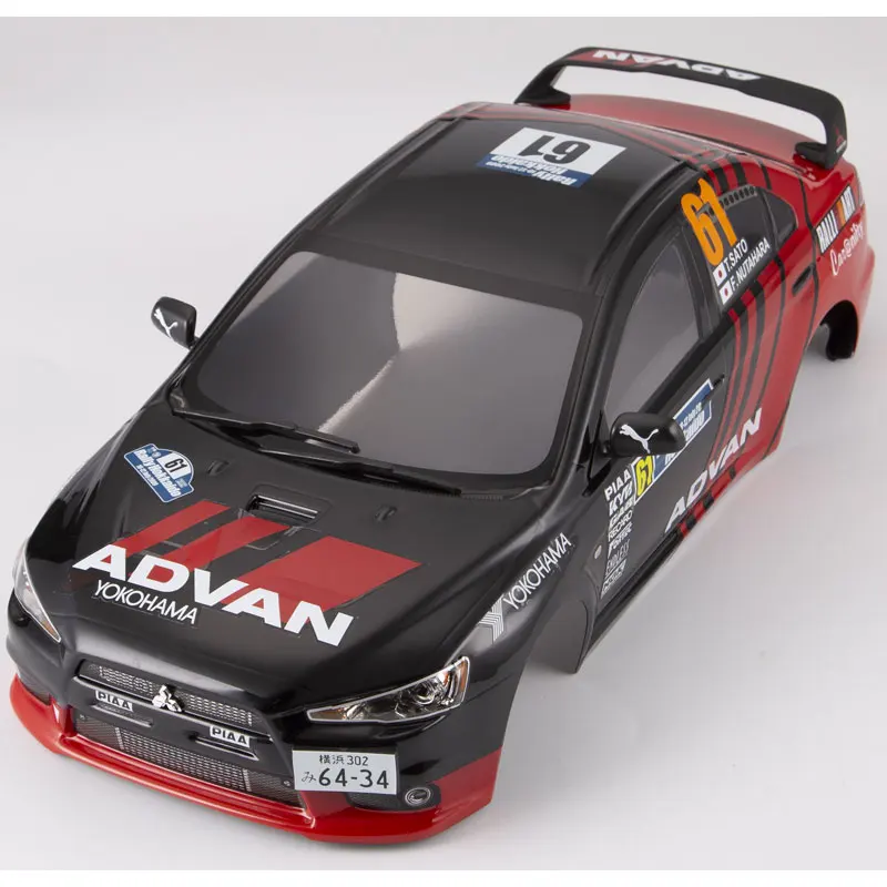Killerbody RC 1:10 туристический Электрический поликарбонатный автомобиль Mitsubishi Lancer