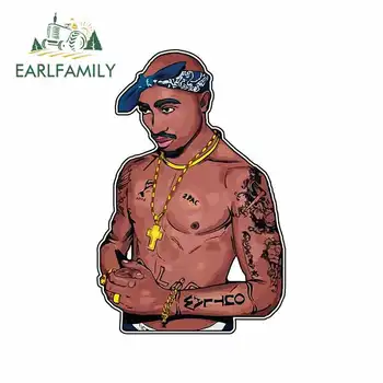 

EARLFAMILY 13cm x 8.6cm for Thug Life Dr. Manhattan Car Stickers Vinyl Truck RV VAN Fine Decal Car Accessories JDM Cartoon