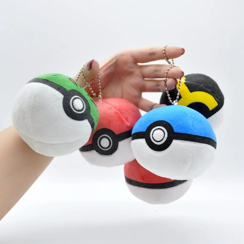Takara Tomy Plush Doll Ball Keychain Pokemon Children Birthday Christmas Gifts 7cm