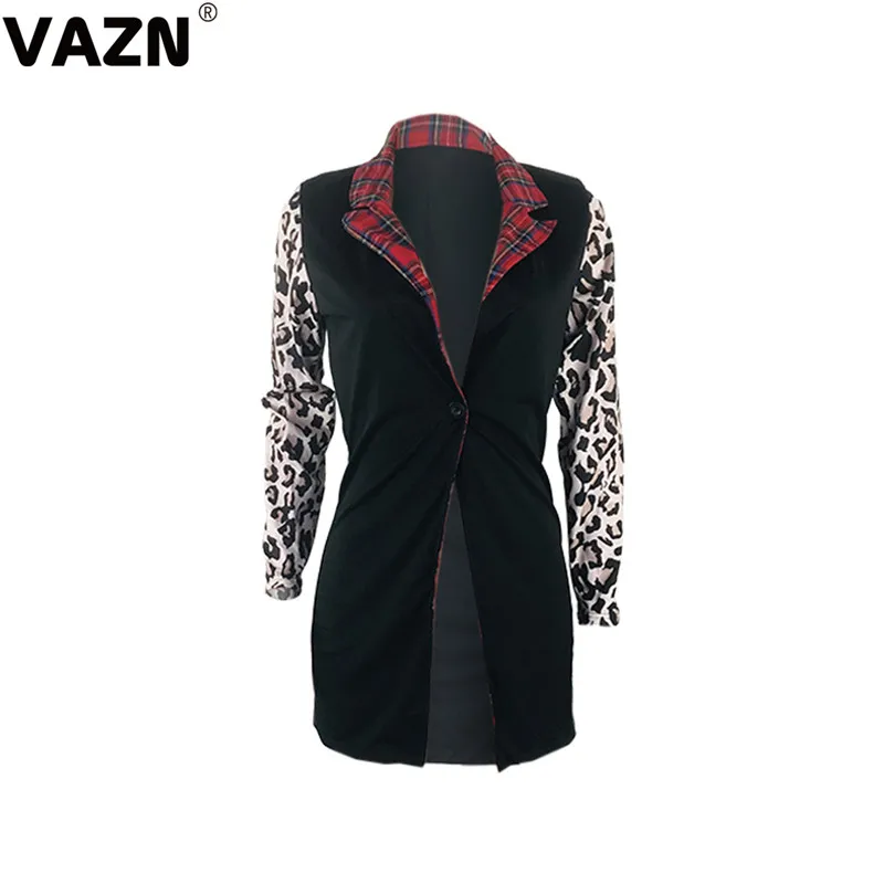 VAZN KSN5076 хит, модные повседневные женские блейзеры, черные женские блейзеры с длинным рукавом в повседневном стиле
