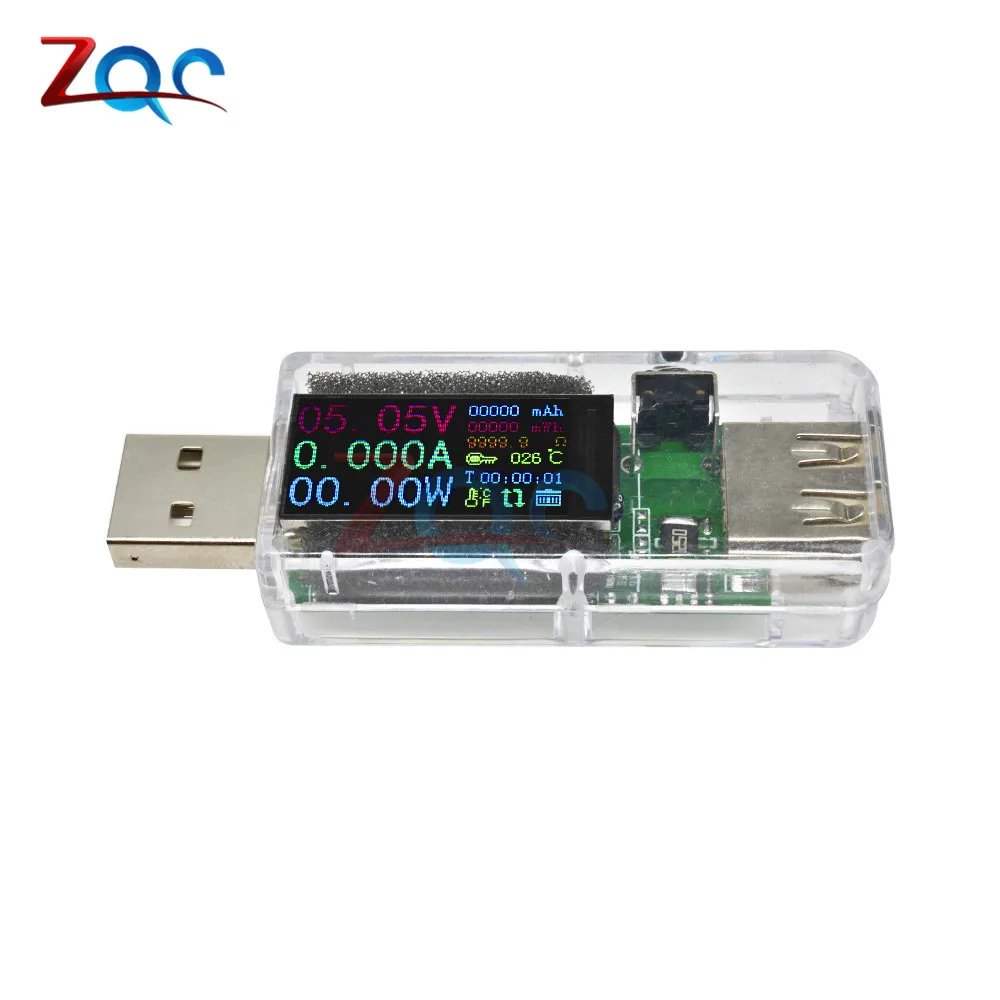 14/24 в 1 QC3.0 2,0 USB тестер постоянного тока цифровой вольтметр измеритель тока Амперметр детектор монитор Индикатор питания зарядное устройство