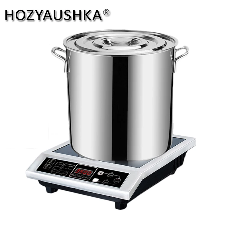 High-power induction cooker 3500W commercial stainless steel induction cooker household stir fry battery 4