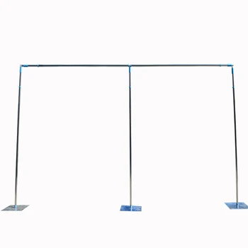 

3×3M/3×6M Stainless Steel Pipe Wedding Backdrop Stand Background Pole Road For Wedding Event/Party Decoration