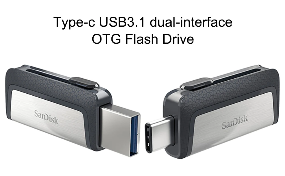 Original SanDisk Flash Drive Type-c USB 3.1 and Micro USB 3.0 OTG USB Flash Drive multifunctional USB stick pen drive pendrive 