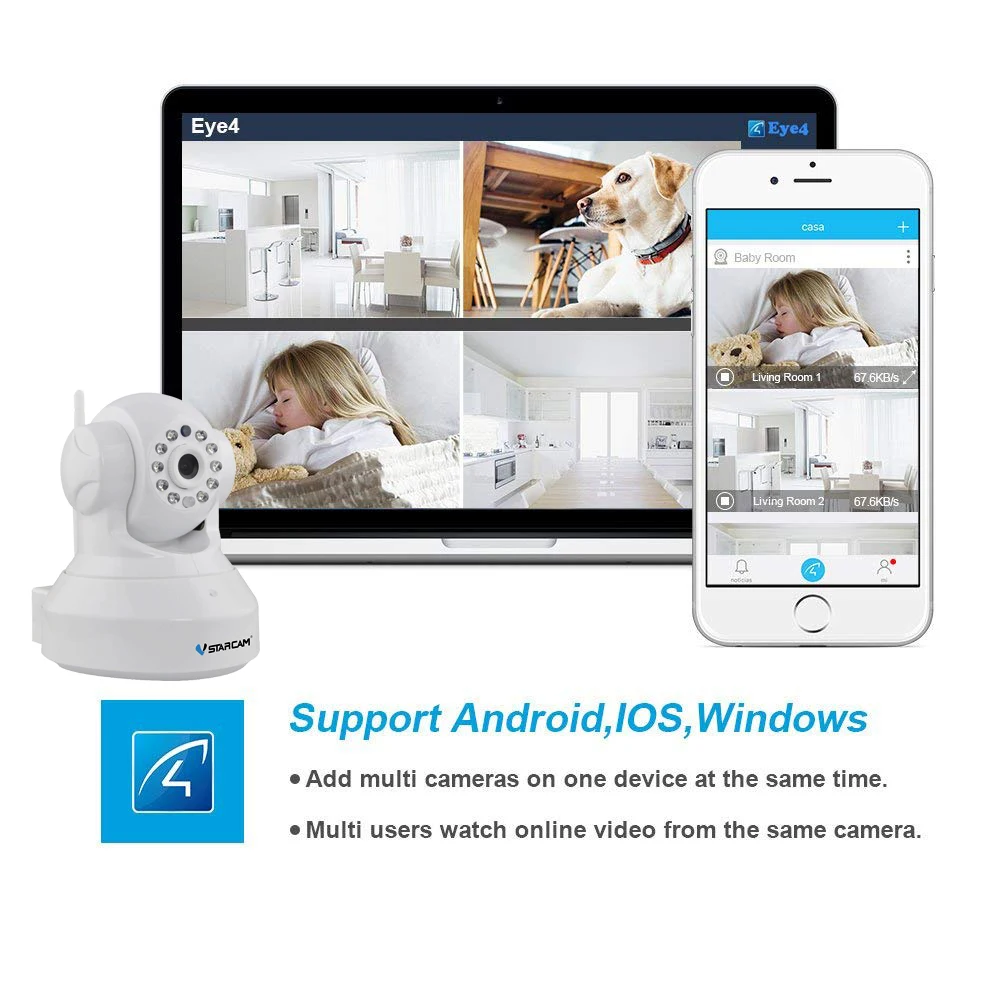 Беспроводная IP камера видеонаблюдения VStarcam C37S 1080P HD|cctv video surveillance|dummy camera outdoorfake dummy