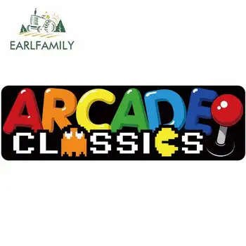 

EARLFAMILY 13cm x 4cm for ARCADE Vinyl Statue Motorcycle Car Stickers Car Accessories Laptop Decals Windshield Waterproof