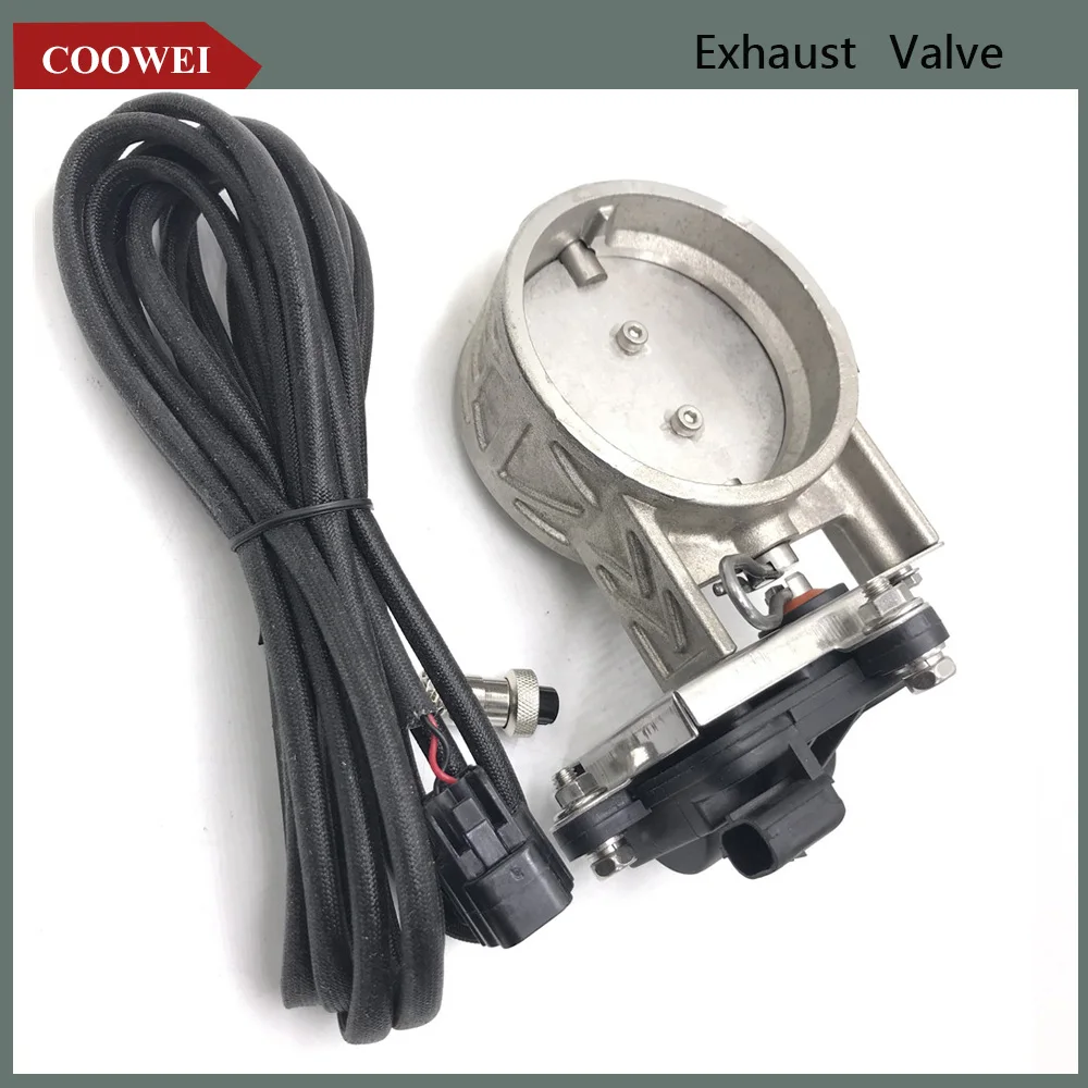 3" (76mm) Electric Exhaust Cut Out Valve For Exhaust Catback Downpipe