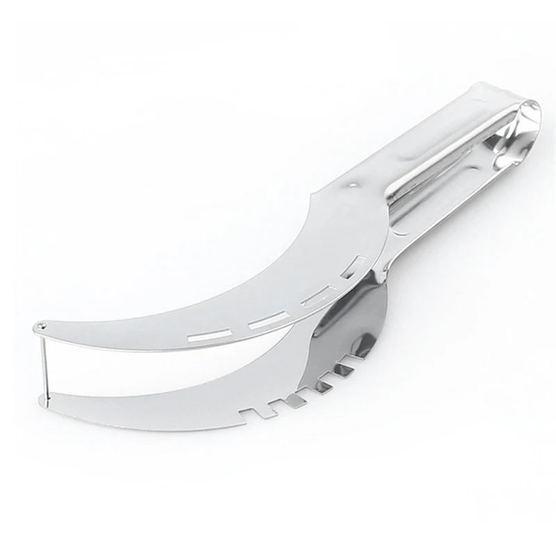 Stainless steel watermelon slicing knife cutting knife corer fruit and vegetable kitchen accessories watermelon spoon kitchen knife fruit slicer fruit knife food slicer