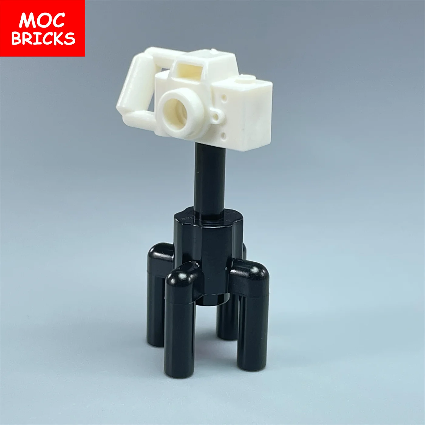 5pcs MOC 벽돌 카메라 KeepCap 삼각대 30089b 휴일 여행 탐색기 빌딩 블록 조립 입자 어린이 장난감