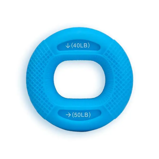 Silicone Flex Grip Trainer 20-80lb Gripping Ring Finger Forearm Trainer Carpal Expander Muscle Workout Exercise Gym Fitness 6