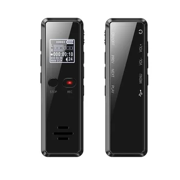

QZT Digital Voice Recorder Dictaphone Portable Audio Recorder Professional MP3 Player Sound Recording Device Mini Voice Recorder